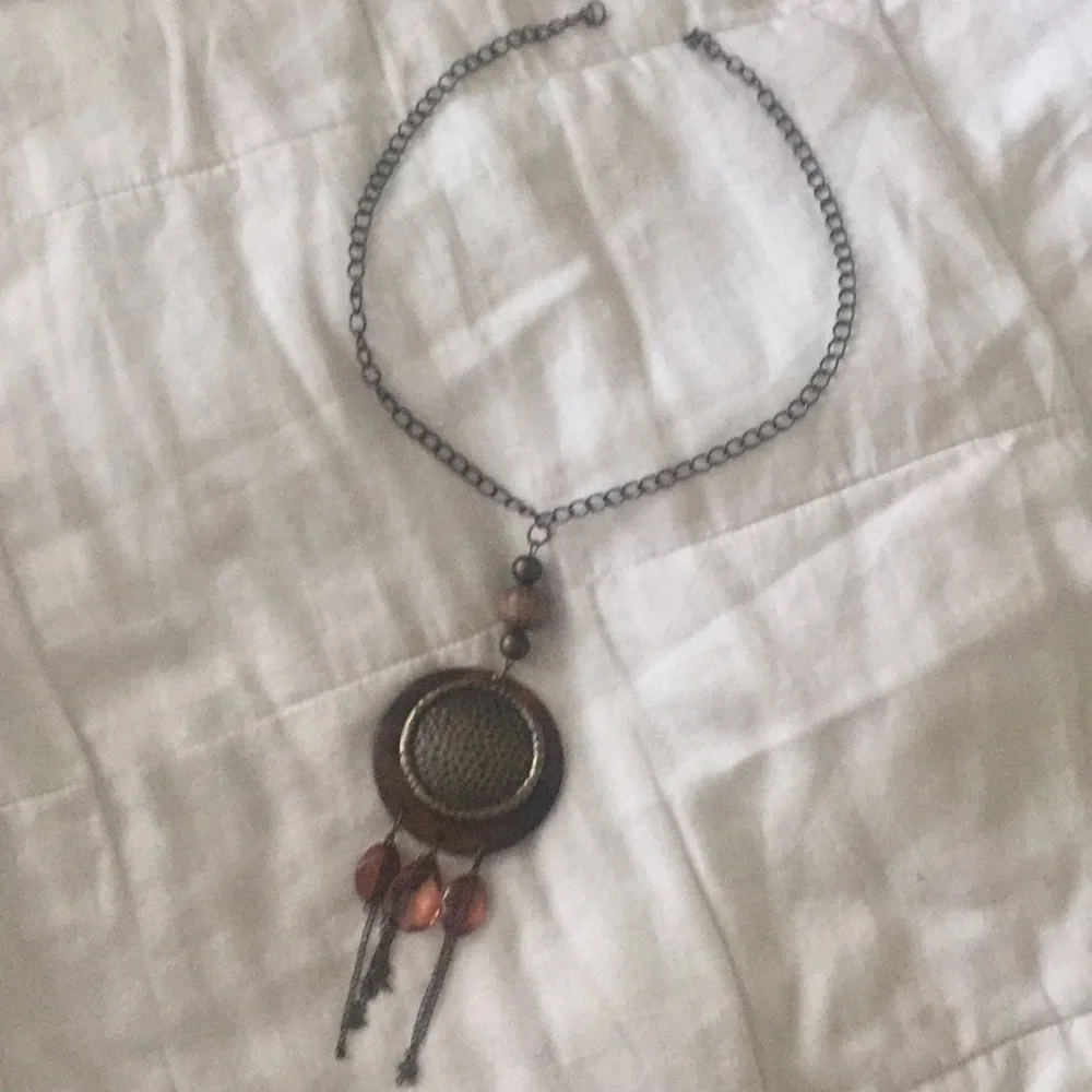 Multi-Media Shirt Necklace